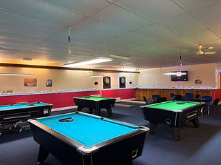 Professional snooker table setup inside East Station Snooker Club