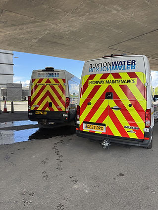 Two buxton water vans