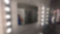 Lights installed next to mirror in bathroom