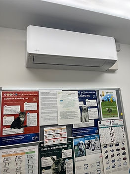 Air con installed in office