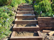 Garden renovation with hard landscaping, paving and planting schemes