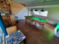 Games room in loft conversion