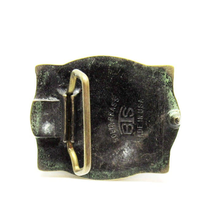 Thumbnail: Solid Brass Sailboat Buckle