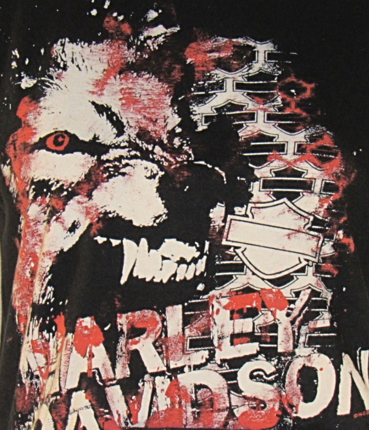 Thumbnail: Harley Davidson Wolf | Cropped T-Shirt