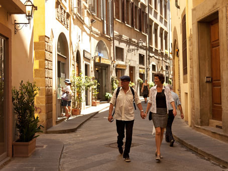 Street in city center, Florence