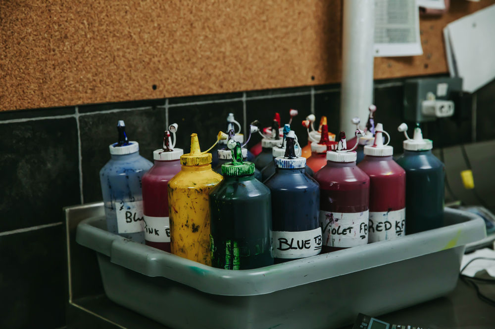 Exploring a UK dye house.