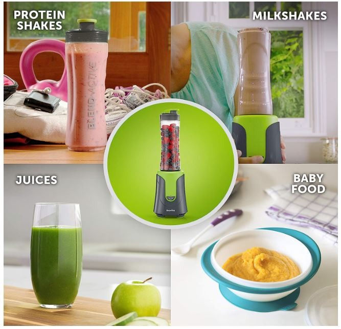 Thumbnail: Breville VBL241 Blend Active Compact Food Processor and Smoothie Maker