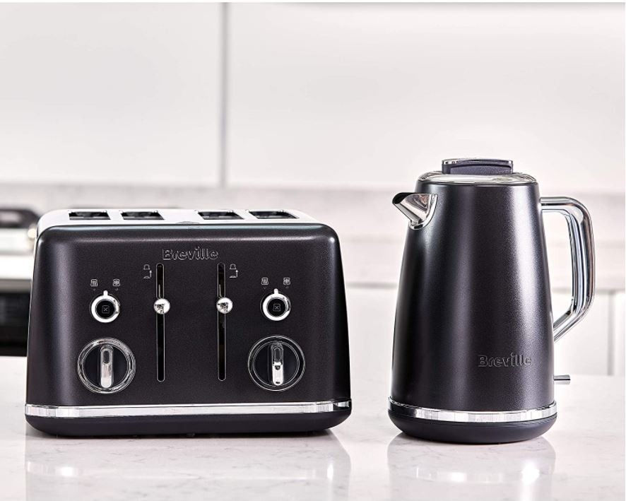 Thumbnail: Breville Lustra [VKT173] Electric Kettle | 1.7 L | 3kW Fast Boil | Matt Black