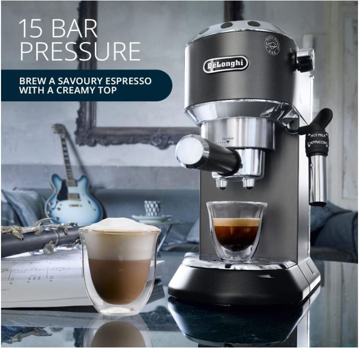 Thumbnail: De'Longhi Dedica EC685BK Pump Espresso Machine