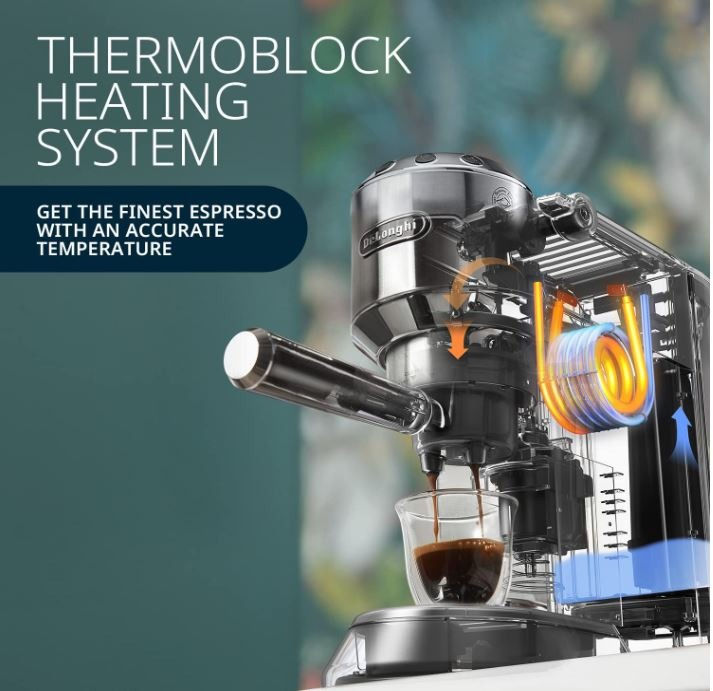 Thumbnail: De'Longhi Dedica EC685BK Pump Espresso Machine