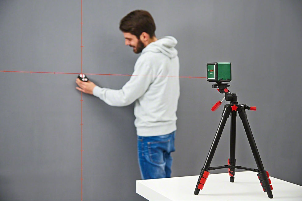 Thumbnail: Bosch Quigo Plus Cross Line Laser with Tripod