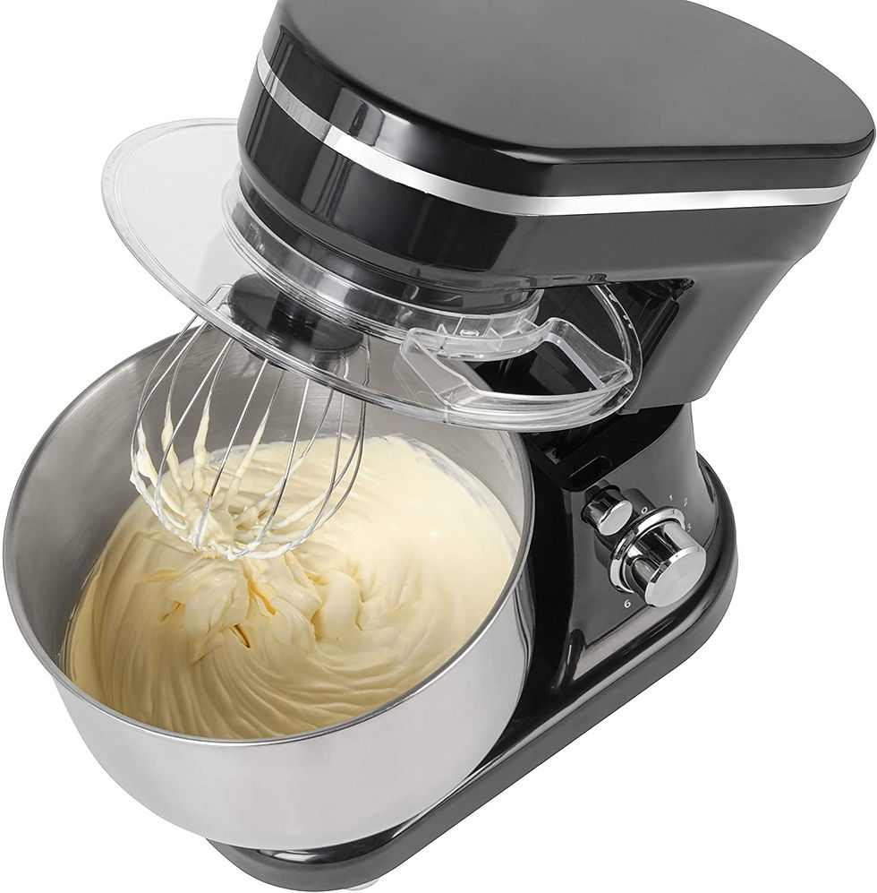 Thumbnail: Salter EK4245BLACK Stand Mixer with 6 Speed Settings and 5 Litre Capacity, 1200