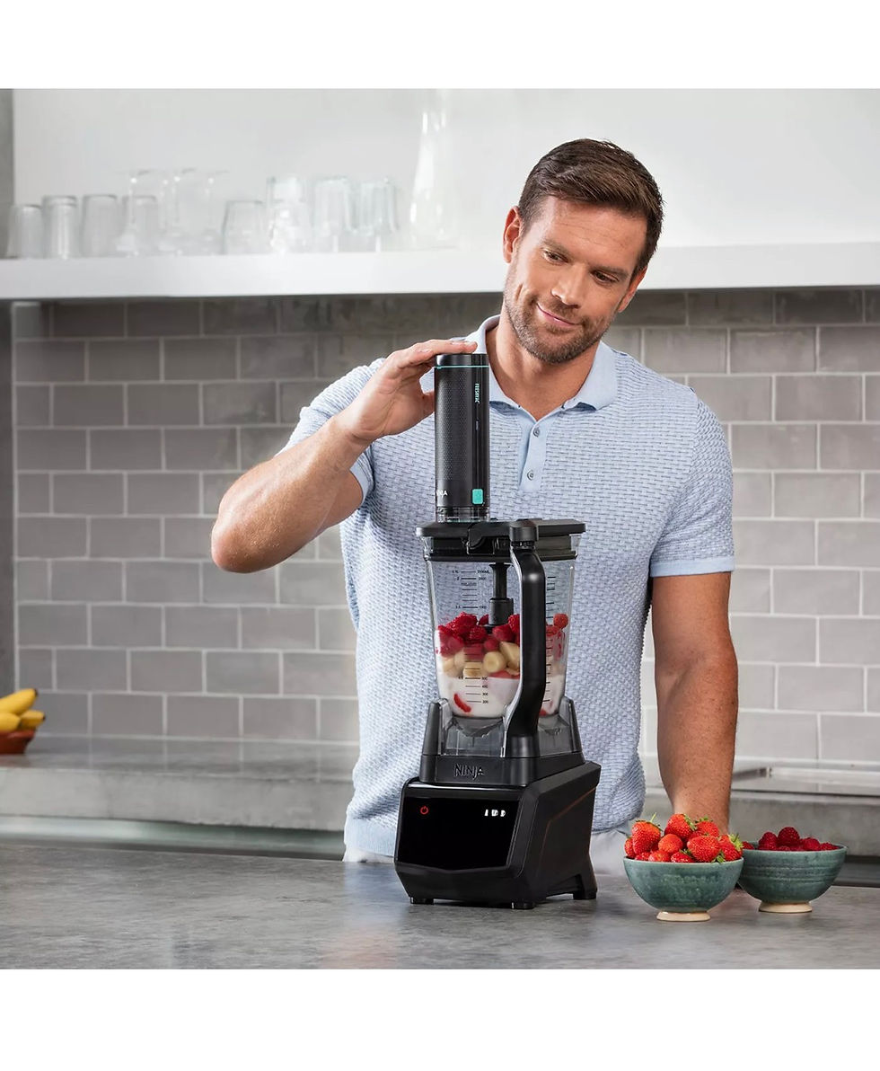 Thumbnail: Ninja CT670UKV Blender and Food Processor Smart Screen Blender, FreshVac Techn