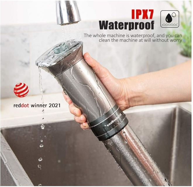 Thumbnail: KitchenBoss Sous Vide Cooker Ultra-Quiet Immersion-Circulator: Color LCD Recipes