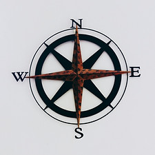 north, east, west, and south wall decor_