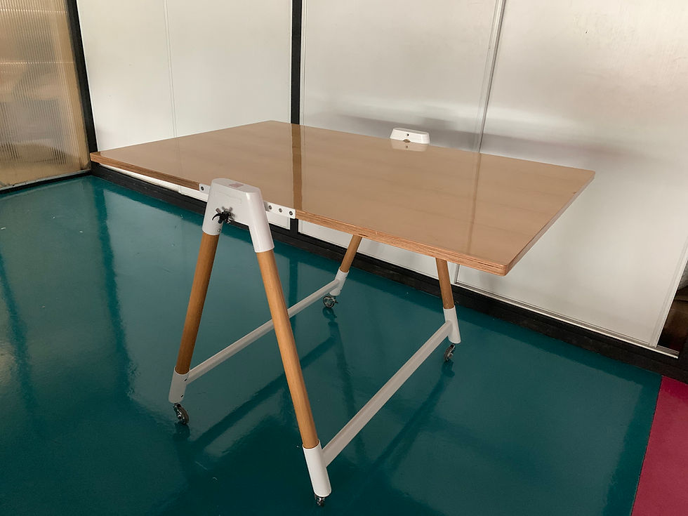 Miniature : Table haute 2 en 1, surface Velleda (Qté : 1) | TAB121
