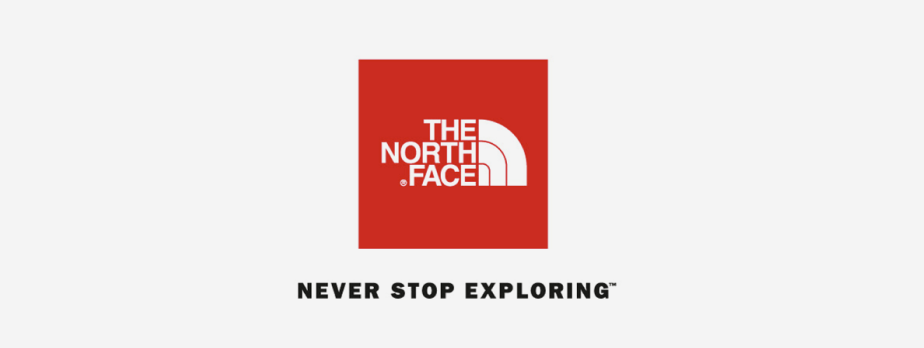 The North Face slogan