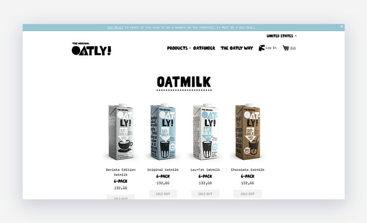 Product branding from Oatly
