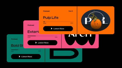 The best podcast logos to tune into for inspiration