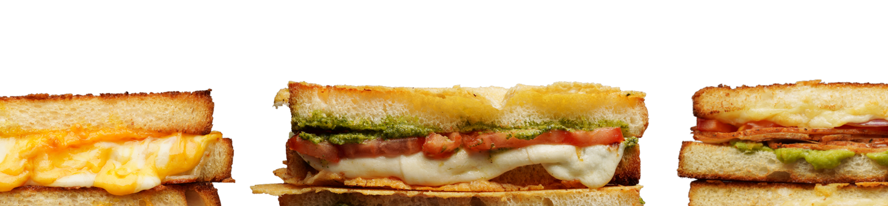 A selection of Melty sandwiches.