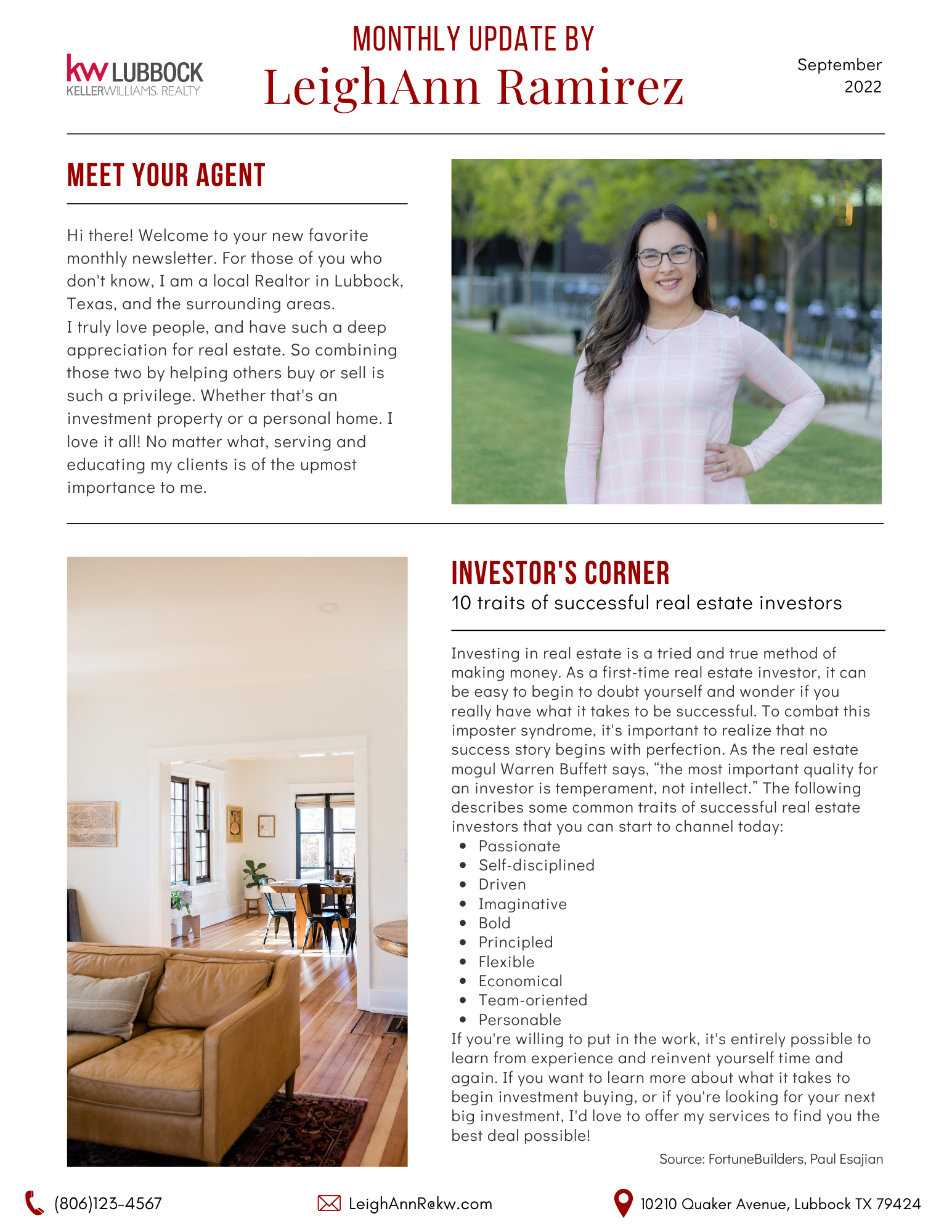 Pre-Designed Newsletter