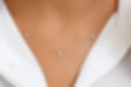 "Tre" Three 0.30ct Solitaire Diamond Necklace - Necklace Design by Innaya Jewelry by Himani Shah - Hong Kong Jewelry shop