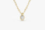 0.15ct Solitaire Diamond Bezel Set Necklace - Necklace Design by Innaya Jewelry by Himani Shah - Hong Kong jewelry shop