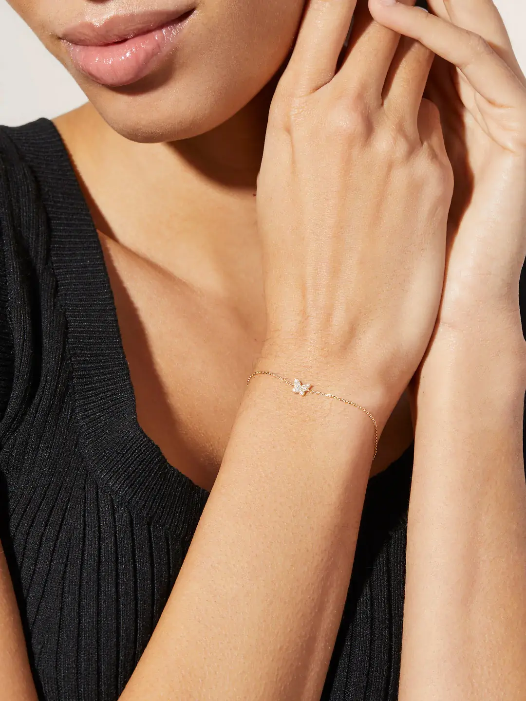 "Farfalla" Diamond Butterfly Bracelet - Bracelet Design by Innaya Jewelry by Himani Shah - Hong Kong jewellery shop