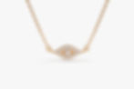 Diamond Evil Eye Necklace - Necklace Design by Innaya Jewelry by Himani Shah - Hong Kong jewelry shop