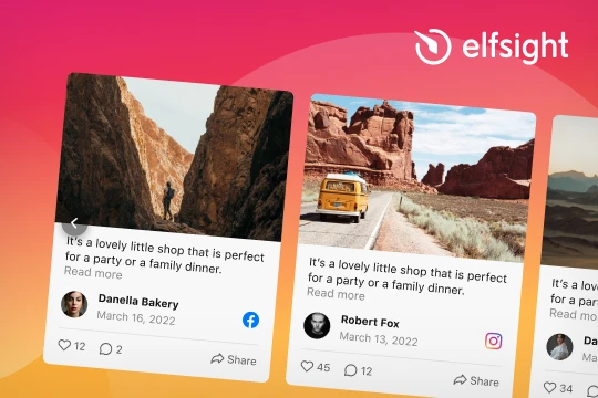 Social Feed by Elfsight banner