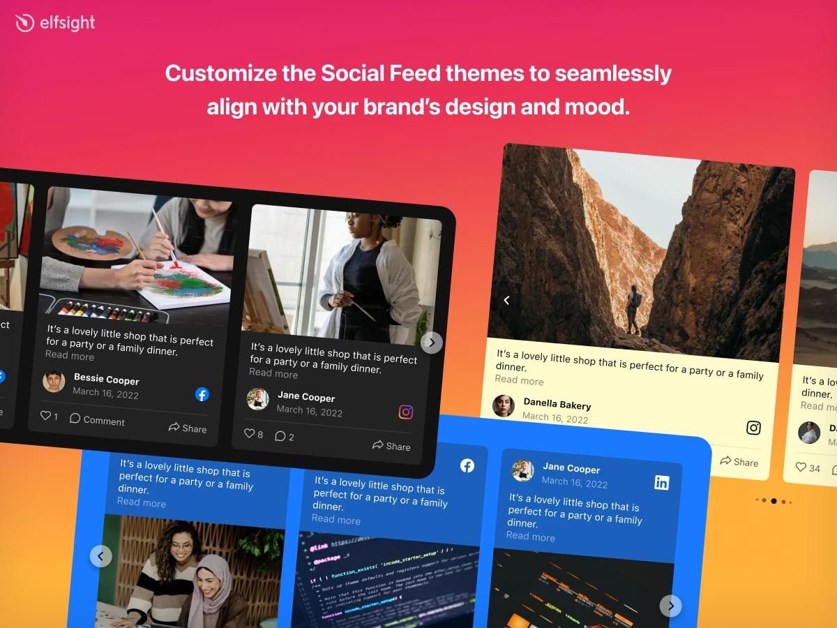 Social Feed by Elfsight Preview 4