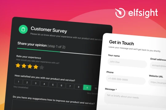 Form Builder by Elfsight banner