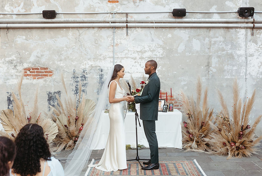 New Orleans Courtyard Wedding