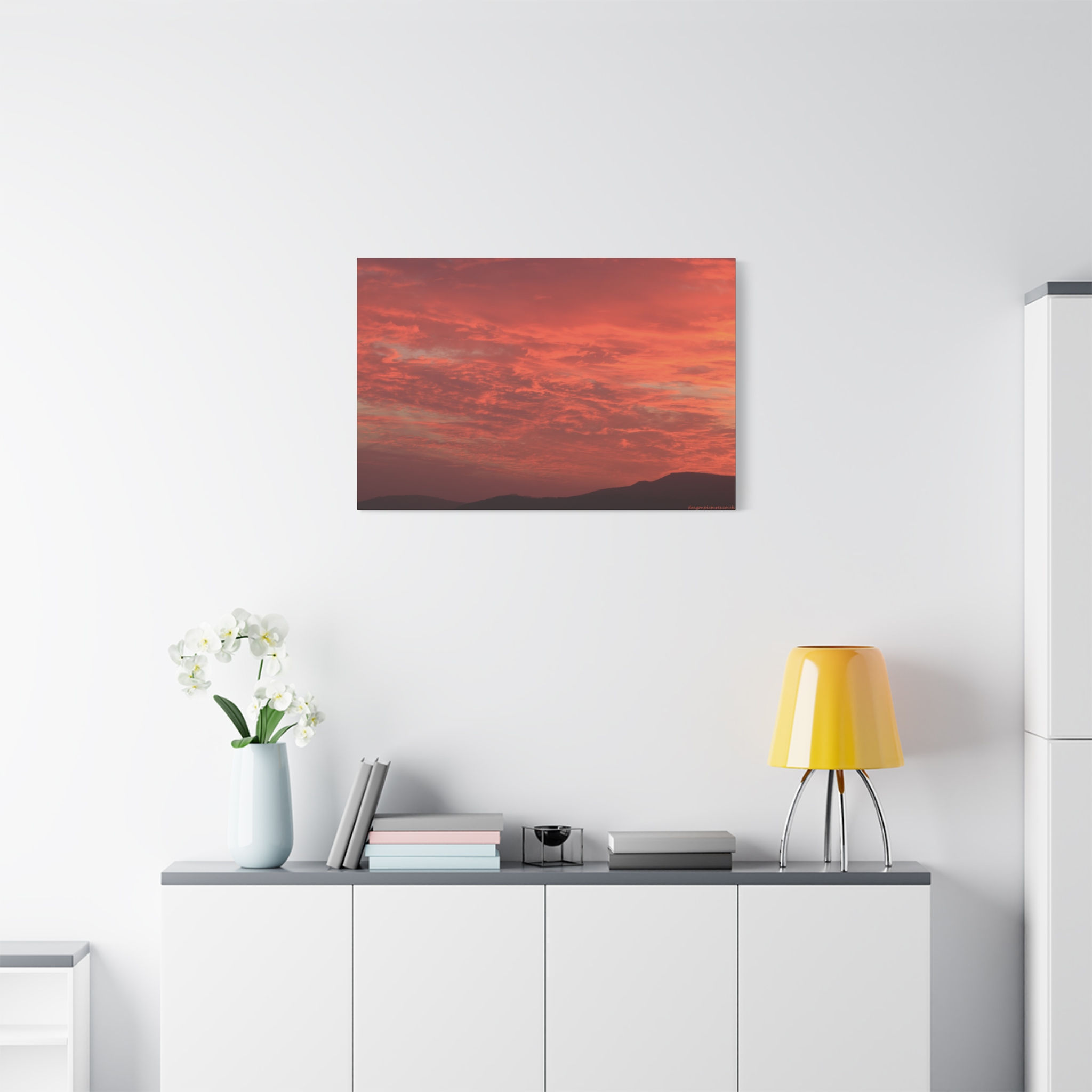 Fire In The Sky 051 | Sunset Canvas Print | 36"x24" |