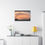 Thumbnail: Fire In The Sky 037 Orca | Sunset Canvas Print | 36"x24" |