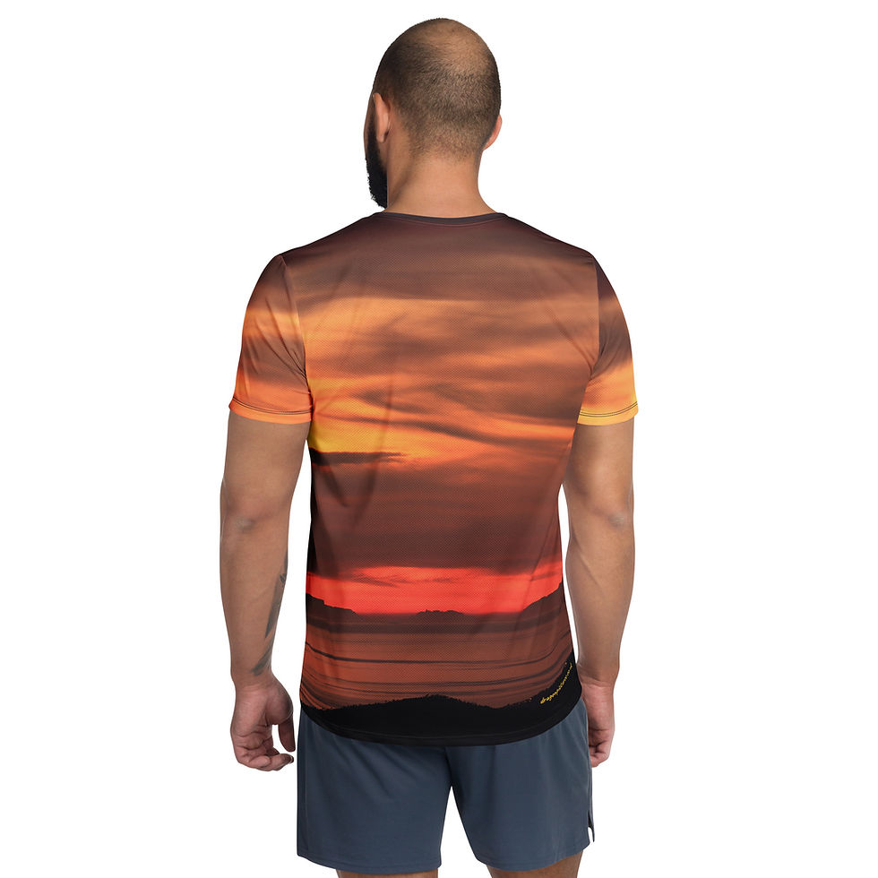 Thumbnail: Fire In The Sky 085 - All-Over Print Men's Athletic T-shirt