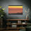Thumbnail: Fire In The Sky 064 | Sunset Canvas Print | 48"x32" |