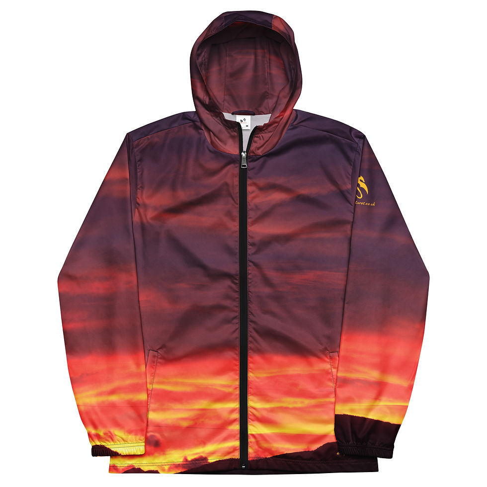 Fire In The Sky 038 - All-Over Print Men’s Windbreaker