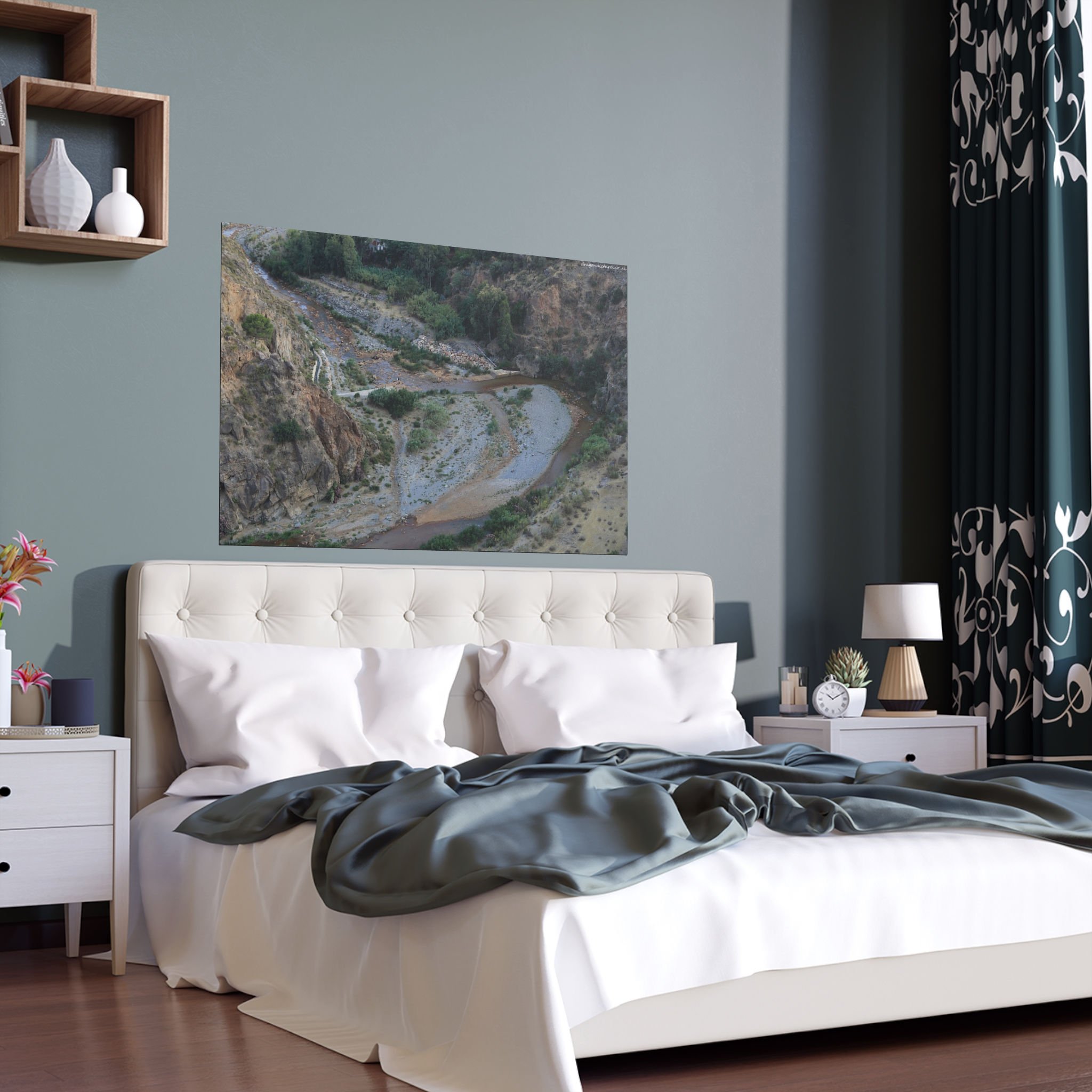 Weathered Skin 013 | Vibrant Indoor/Outdoor Silk Poster | 48"x32" |