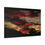 Thumbnail: Fire In The Sky 003 Crimson Brush Strokes | Canvas Print | 36"x24" |