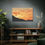 Thumbnail: Fire In The Sky 020 | Sunset Canvas Print | 48"x32" |