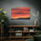 Thumbnail: Fire In The Sky 039 | Sunset Canvas Print | 48"x32" |