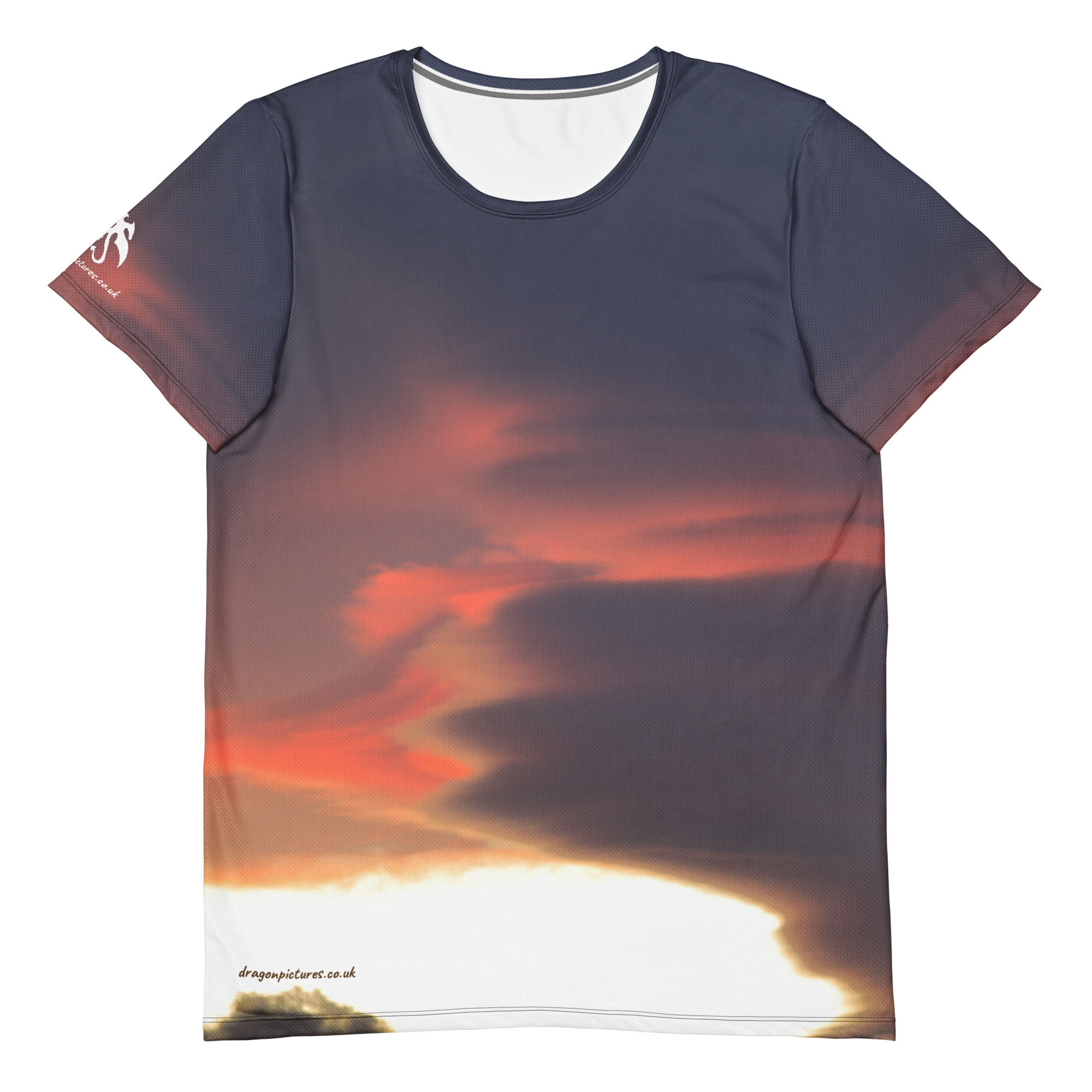 Fire In The Sky 033 Image Wrapped - All-Over Print Men's Athletic T-shirt