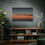 Thumbnail: Fire In The Sky 060 - Mercury & Venus | Sunset Canvas Print | 48"x32" |