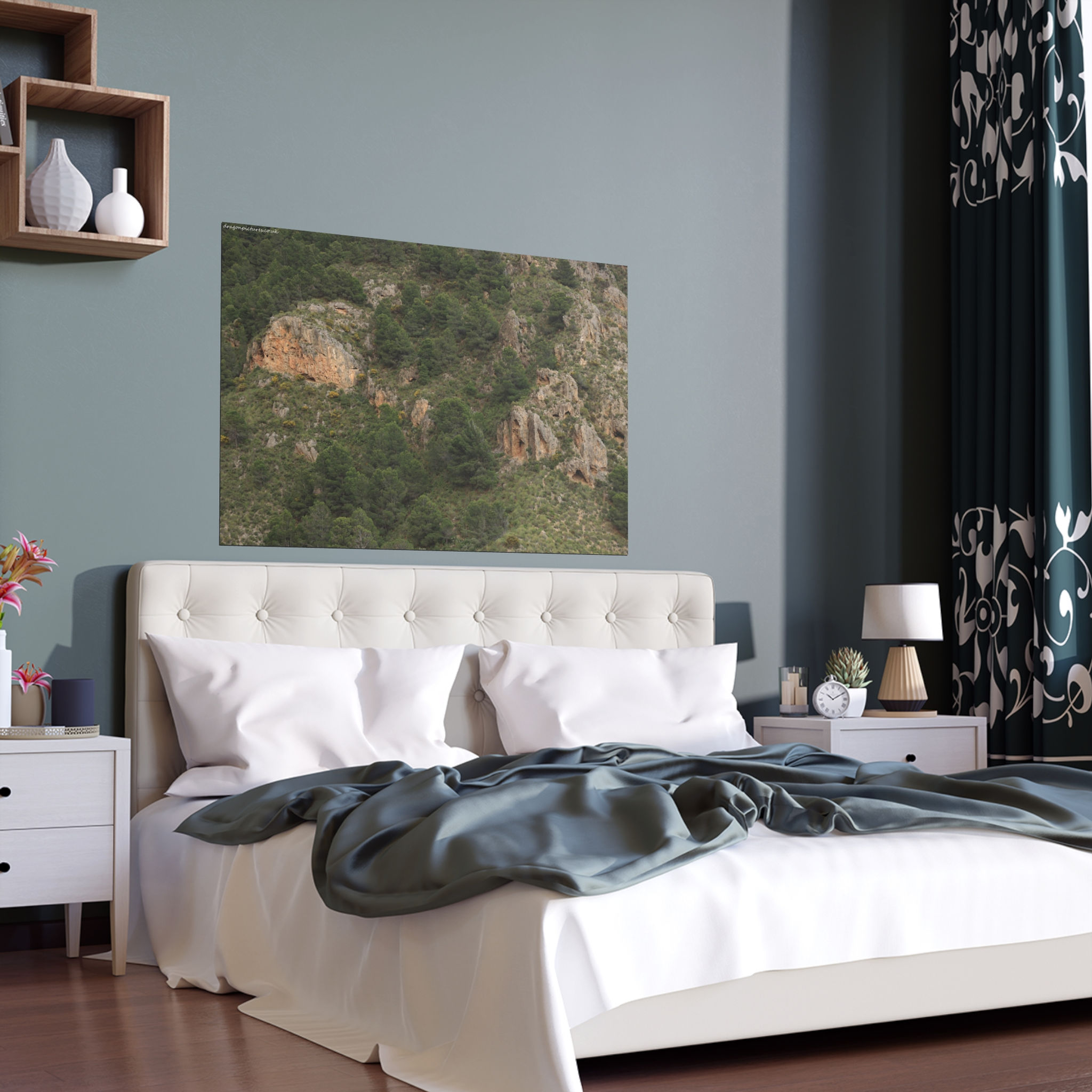 Weathered Skin 008 | Vibrant Indoor/Outdoor Silk Poster | 48"x32" |