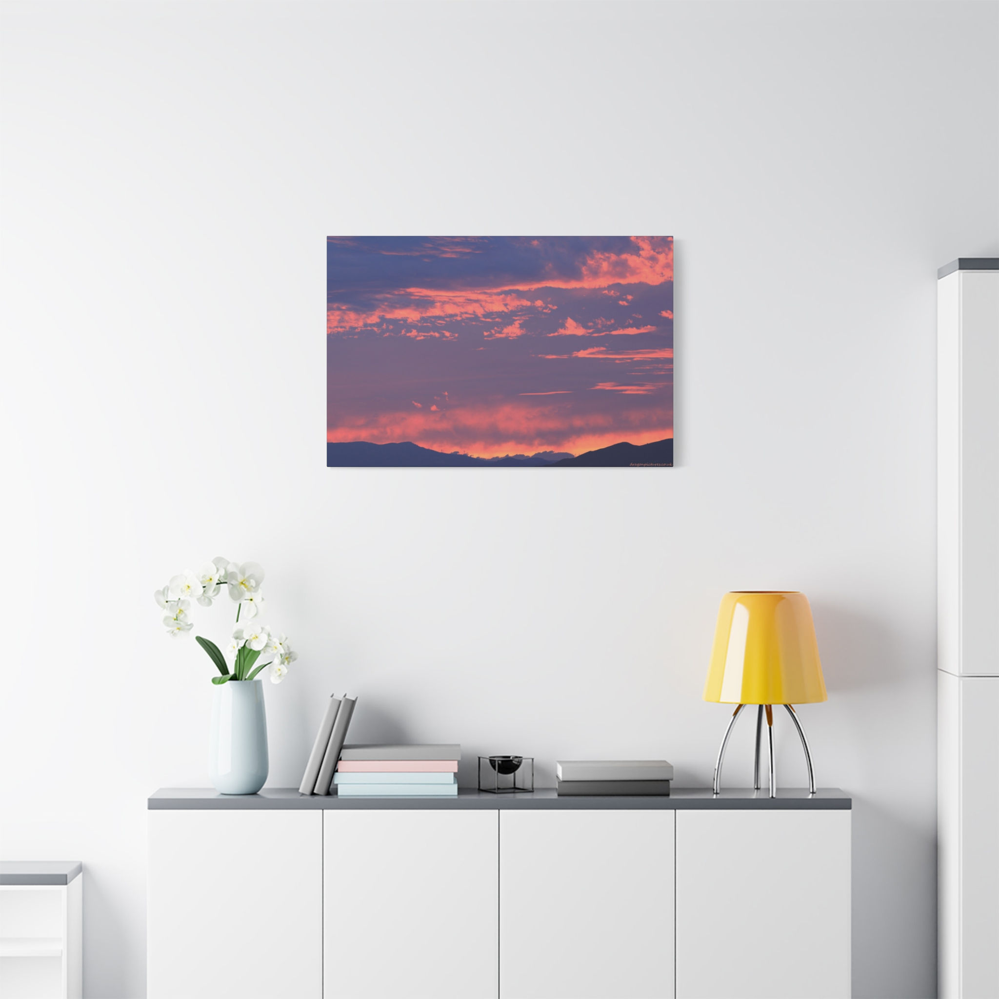 Fire In The Sky 049 | Sunset Canvas Print | 36"x24" |