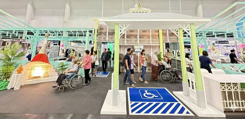 🎭 บูธกระทรวงวัฒนธรรม (B29 - B38)เปิดพื้นที่เรียนรู้และท่องเที่ยวเชิงวัฒนธรรมเพื่อคนทั้งมวล ในงาน Thailand Friendly Design Expo 2025 ภายใต้แนวคิด “Cultural Tourism for All”