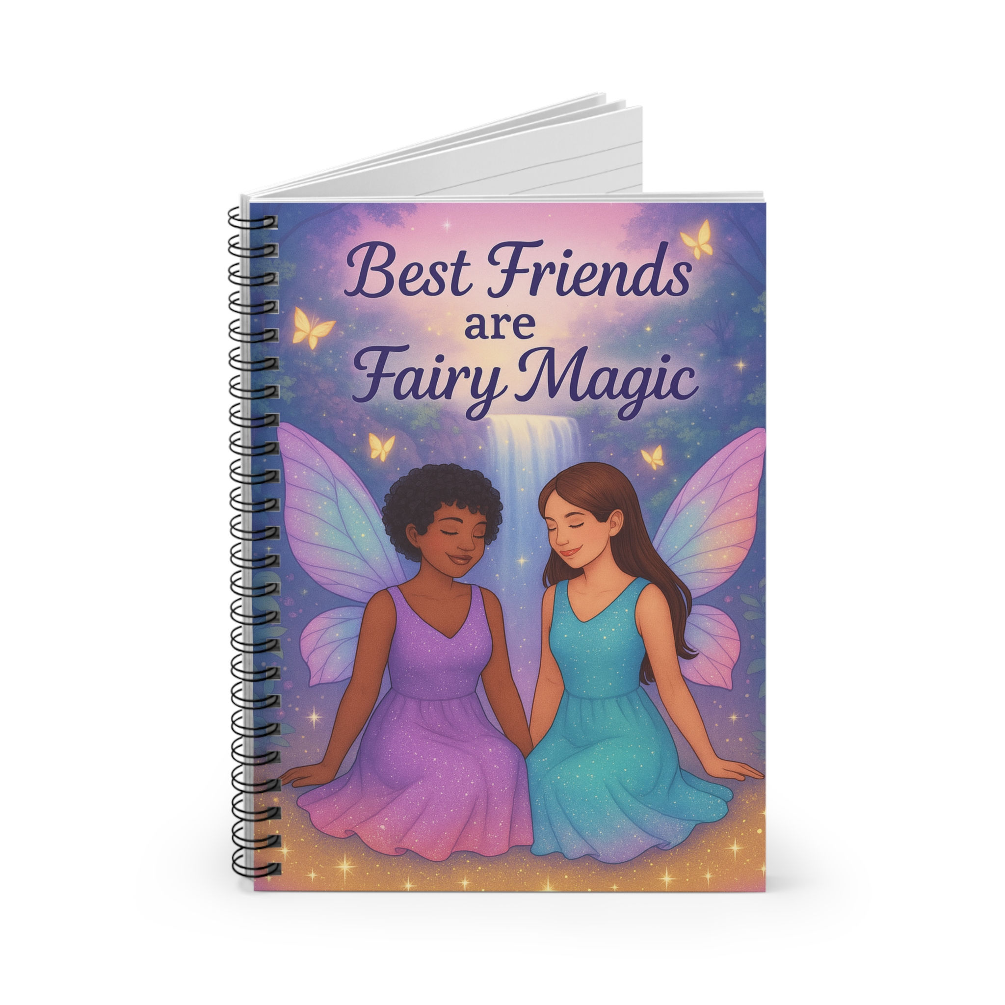Best Friends Fairy Magic Spiral Notebook