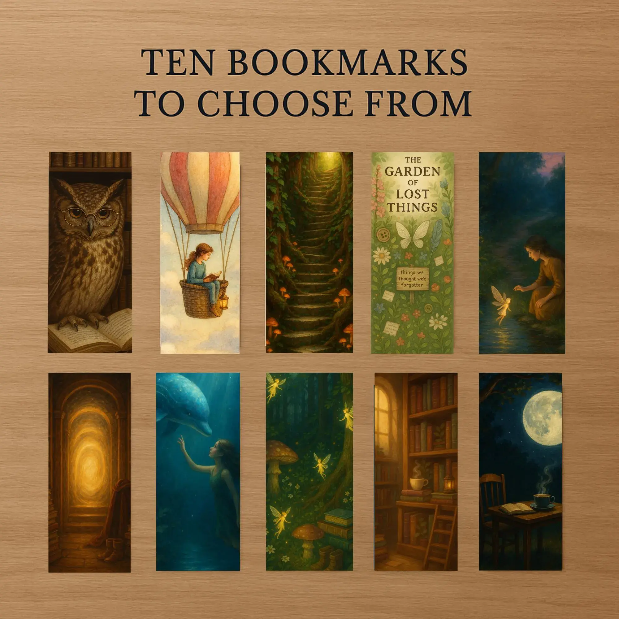 Enchanted Realms Bookmarks