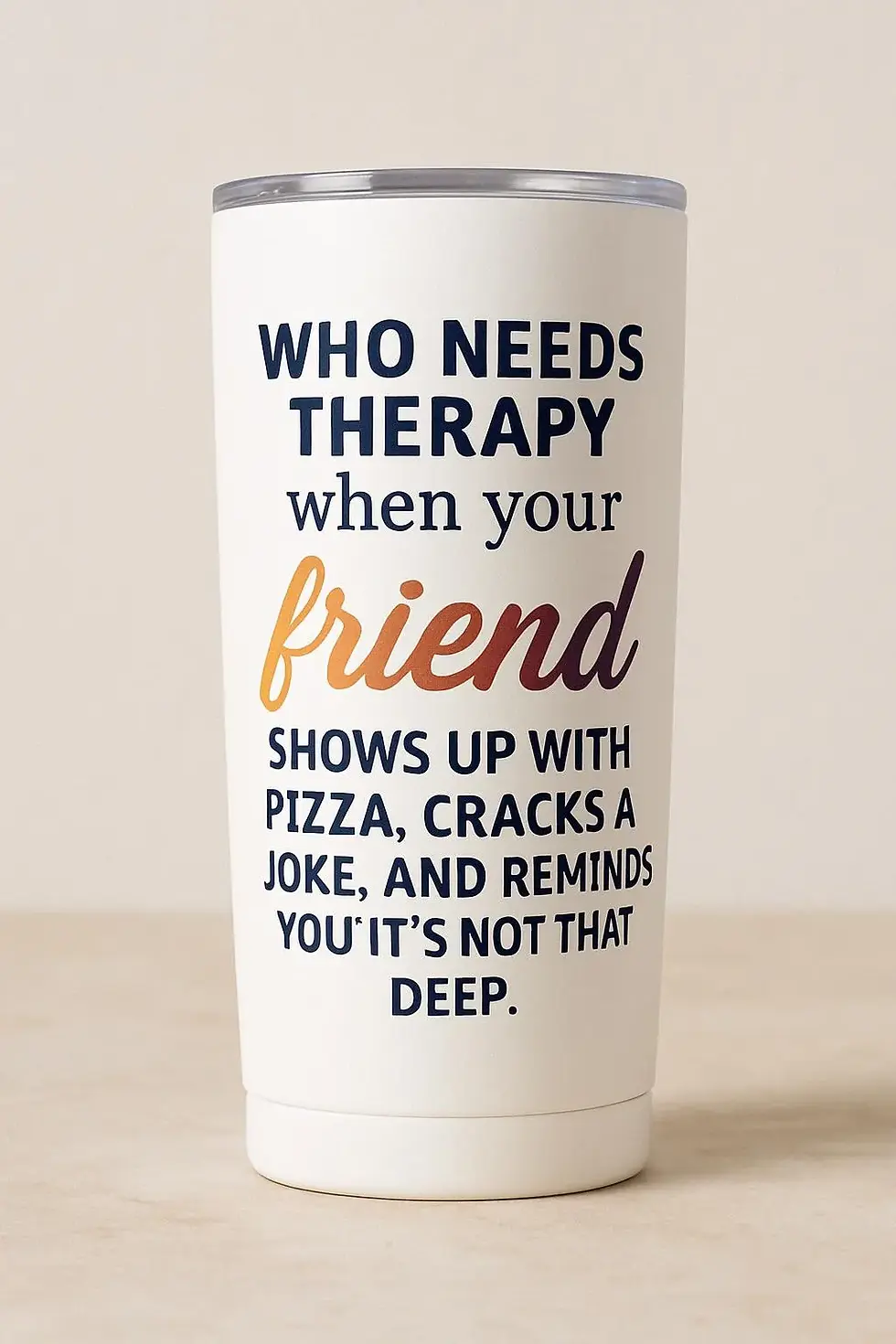 Thumbnail: "Who Needs Therapy" Tumbler - Masculine Collection